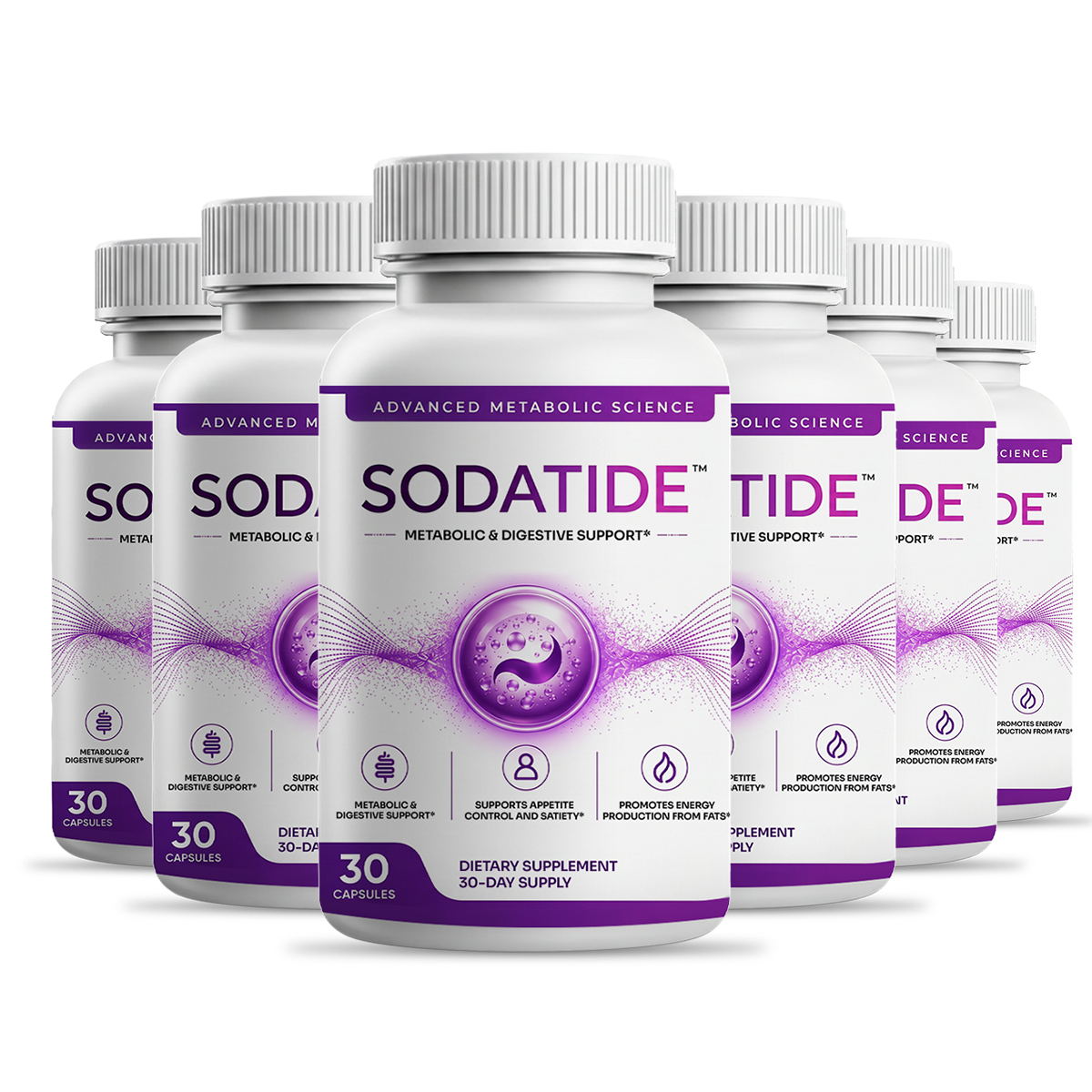SodaTide 6 bottles